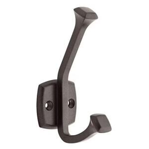 Liberty Mandara Beveled Square Wall Door Hook Cocoa Bronze 4-3/8" B31094C-CO-C